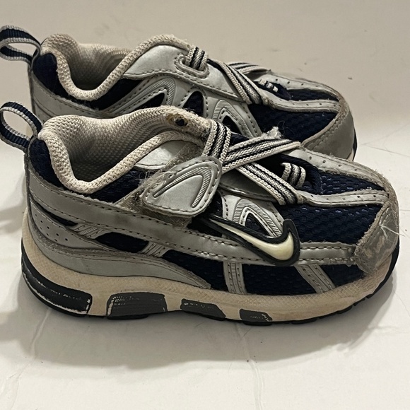 NIKE | Toddler Boys Running Shoes Blue Grey Size 5 - Picture 1 of 6